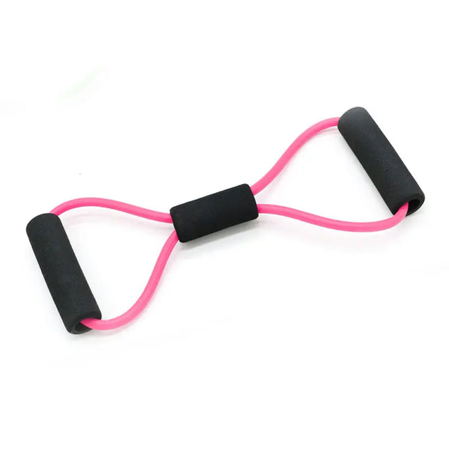 Unisex Yoga Elastic Band 8 Word Chest Expander Workout by zapcart