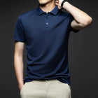 Mens Polo Shirt Short Sleeve Breathable Comfort CN Zhejiang by zapcart
