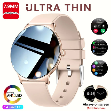 Huawei Ultra Slim AMOLED Smartwatch Women Heart Rate by zapcart