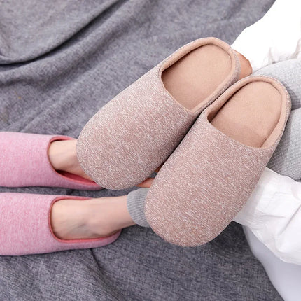 Unisex Japanese Style House Slippers Soft Cotton Comfort by zapcart