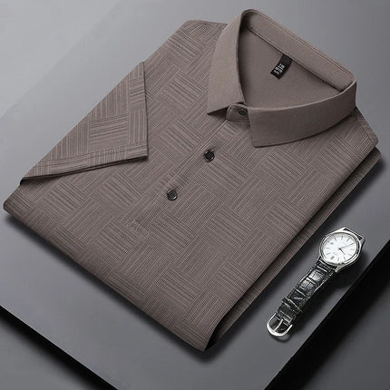 Mens Casual Printed Polo Shirt By CN Zhejiang Breathable by zapcart