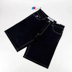 Y2K Embroidered Shorts For Unisex Denim Streetwear Comfort by zapcart
