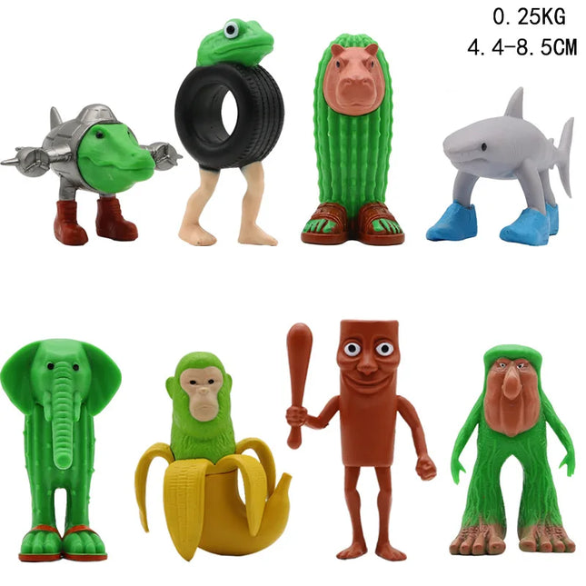 Italian Brainrot Animals 8Pc Action Figures For AI Creators by zapcart
