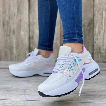 Women Platform Sneakers Breathable Mesh Anti Slip Plus Size by zapcart