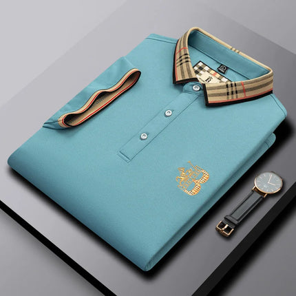 CN Jiangxi Mens Polo Shirt Luxury Embroidered Anti Wrinkle by zapcart