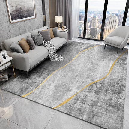 Custom Nordic Light Luxury Living Room Rug Plush For Homes by zapcart