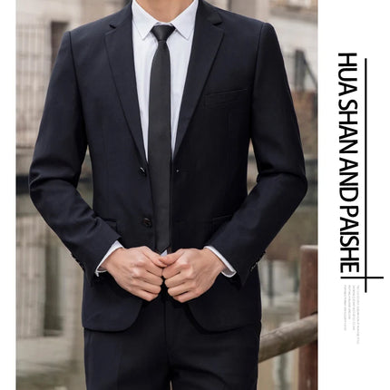 CN Sichuan Mens Premium Slim Fit Wedding Two Piece Set by zapcart