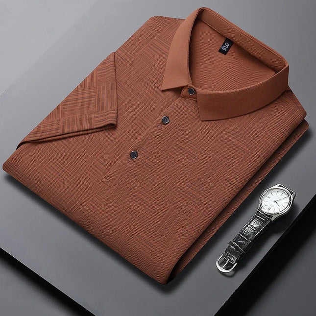 Mens Casual Printed Polo Shirt By CN Zhejiang Breathable by zapcart