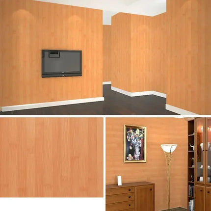 Guizhou Wood Grain Vinyl Wallpaper Waterproof Renovation by zapcart