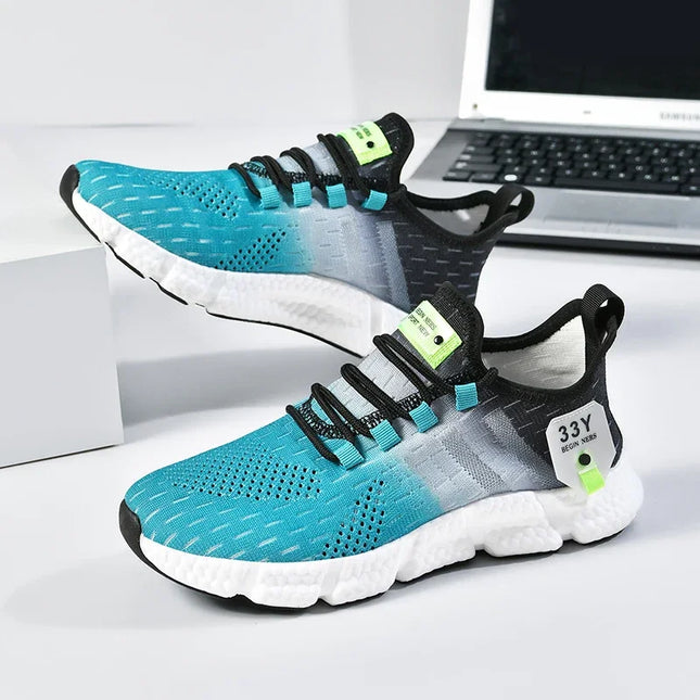 NKLSA Unisex Mesh Running Shoes Lightweight Comfort by zapcart