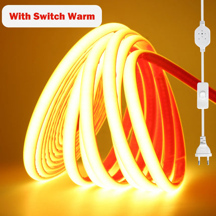 KISUFU COB LED Neon Strip Light 220V IP67 Waterproof Home by zapcart