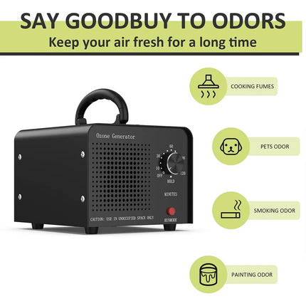 DADAWINDY 60000mg/h Ozone Generator for Home Office and Cars by zapcart