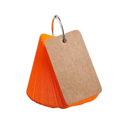 Moonbiffy Blank Pocket Memo Pad Ring 100 Sheets Students by zapcart