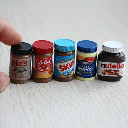 Umedolly 5pc Miniature Dollhouse Food Bottles 1/6 1/12 by zapcart