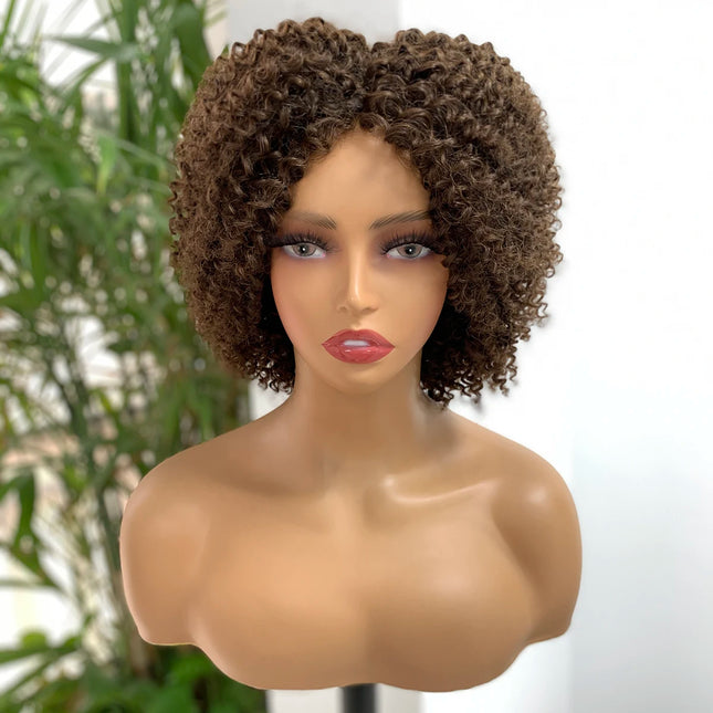 HairUGo Curly Pixie Cut Wig 100 Percent Human Hair Women by zapcart