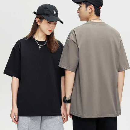 Anbican Men Summer T Shirt Loose Fit Short Sleeve Tee by zapcart
