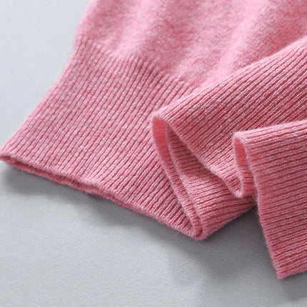 CN Guangdong Cashmere V Neck Men Sweater Cozy Long Sleeve by zapcart