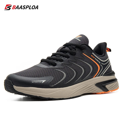 Baasploa Mens Running Shoes Lightweight Mesh Non Slip by zapcart