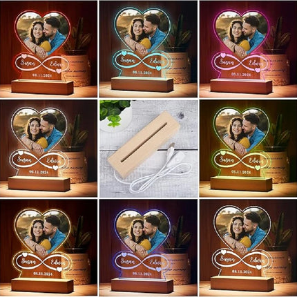 Personalized Anniversary Photo Frame For Couples Gift by zapcart