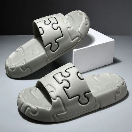 Men's Platform Slippers EVA Soft Cushioned Outdoor Summer