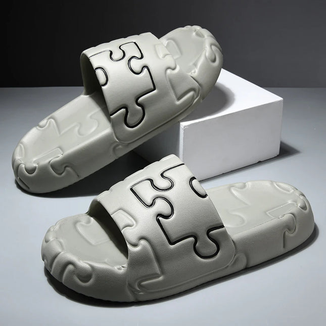 Men's Platform Slippers EVA Soft Cushioned Outdoor Summer