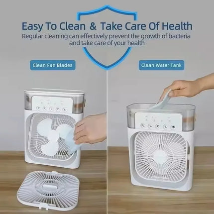Mijia Xiaomi Mini Air Cooler Humidifier Night Light Home by zapcart