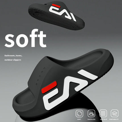 Zapcart Men Air Cushion Slippers With Extra Thick Sole