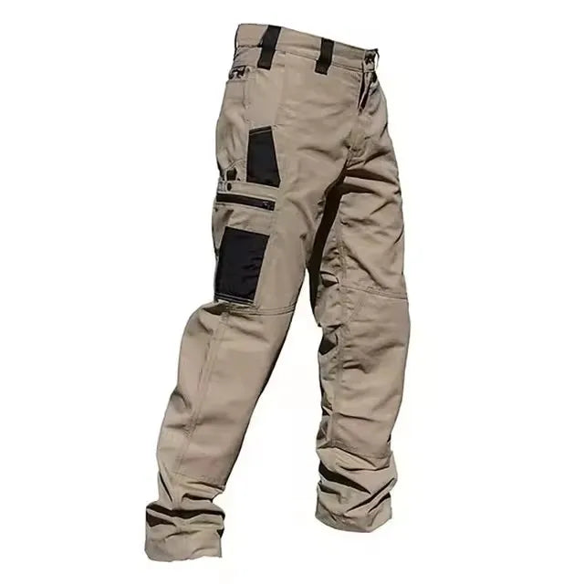 GHJQLCN Mens Casual Tactical Pants Multi Pocket Cargo by zapcart