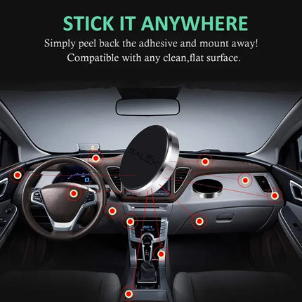 Magnetic Phone Car Holder Universal Mount For All Phones by zapcart