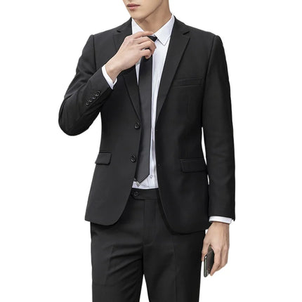 CN Sichuan Mens Premium Slim Fit Wedding Two Piece Set by zapcart