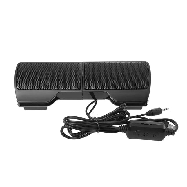 OOTDTY Q1FC USB Powered Laptop Speakers Subwoofer Portable by zapcart