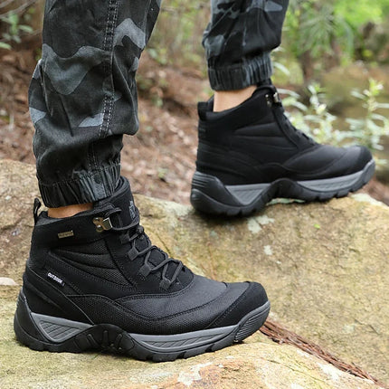 Mens Combat Boots Tactical Outdoor Work Safety Shoes ZHI by zapcart