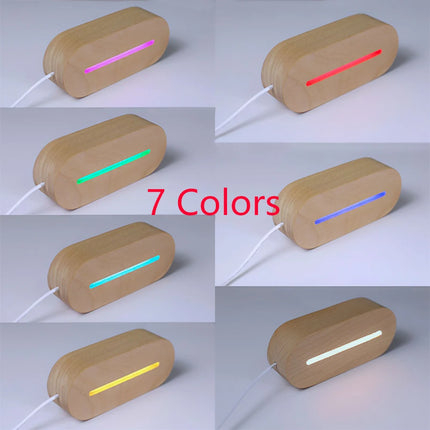 Custom Photo Text 3D Acrylic Lamp For Mom Dad Gift by zapcart