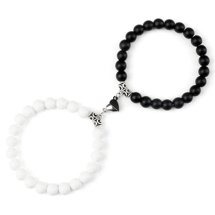 Reliatonny Natural Stone Beads Bracelet For Lovers Magnet by zapcart
