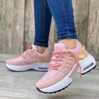 Women Platform Sneakers Breathable Mesh Anti Slip Plus Size by zapcart