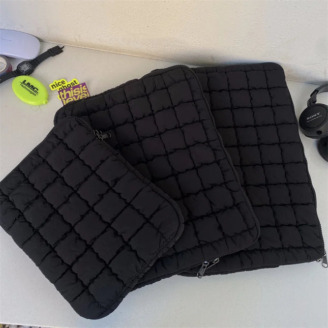 Puffy Laptop Sleeve ValueWin 11-15.6 Inch Quilted Unisex by zapcart