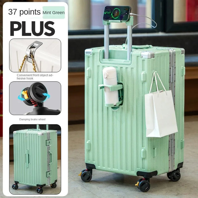Jiangxi Unisex Large Capacity USB Charging Premium Luggage by zapcart