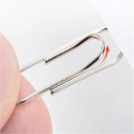 Choice Stainless Steel Paper Clips Durable Office And School by zapcart