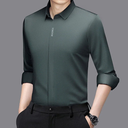 Choice Mens Wrinkle Resistant Long Sleeve Shirt Casual by zapcart