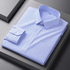 Mens Anti Wrinkle Formal Shirt Long Sleeve Office White by zapcart