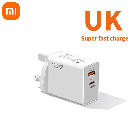 Xiaomi 120W Turbo Fast Charger For Xiaomi Devices EU UK US by zapcart