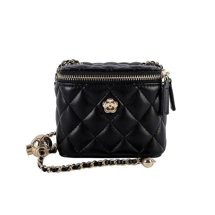 2024 new mini shoulder bag Camellia lingeries chain box small bag for women shoulder bag crossbody bag by zapcart