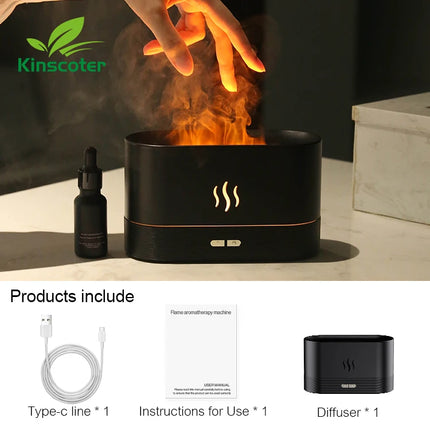 Kinscoter Aroma Diffuser Humidifier 180ml Aromatherapy Home