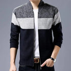 Wanansncn Mens Cardigan Keep Warm Colorblock Knit Coat by zapcart