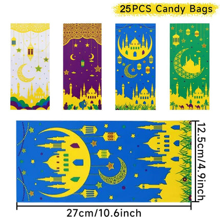 Eid Mubarak Gift Bags Ramadan Candy Cookies Muslim Party by zapcart