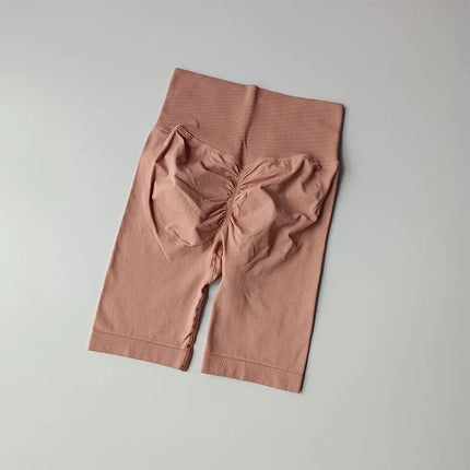 Women Yoga Shorts High Waist Tummy Control Quick Dry by zapcart