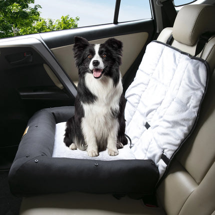 BORWART Portable Dog Car Seat Bed Waterproof Travel Booster by zapcart