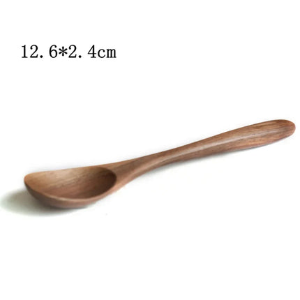 LINSBAYWUC Black Walnut Wooden Spoon Japan Style Heatproof by zapcart