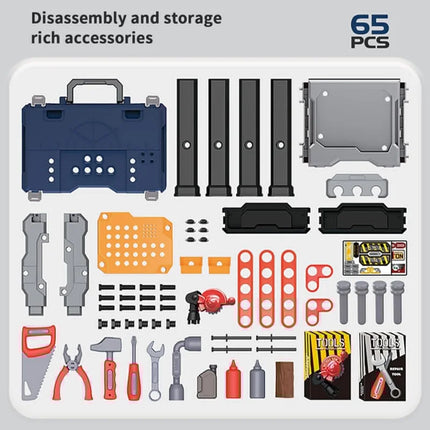 Kids Tool Bench Realistic Transformable Set For Ages 3 To 5 by zapcart