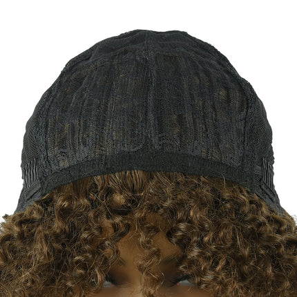 HairUGo Curly Pixie Cut Wig 100 Percent Human Hair Women by zapcart